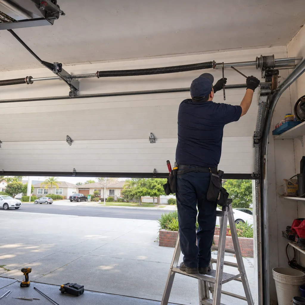 Single Car Door Installation
